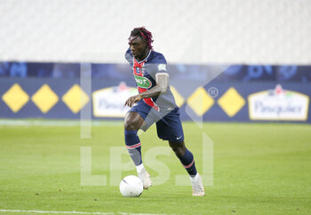 2021-05-19 - Moise Kean of PSG during the French Cup Final football match between AS Monaco (ASM) and Paris Saint-Germain PSG on May 19, 2021 at Stade de France in Saint-Denis near Paris, France - Photo Jean Catuffe / DPPI - FINAL - AS MONACO (ASM) VS PARIS SAINT-GERMAIN PSG - FRENCH CUP - SOCCER