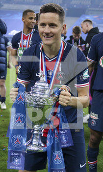 19/05/2021 - Ander Herrera of PSG celebrates following the French Cup Final football match between AS Monaco (ASM) and Paris Saint-Germain PSG on May 19, 2021 at Stade de France in Saint-Denis near Paris, France - Photo Jean Catuffe / DPPI - FINAL - AS MONACO (ASM) VS PARIS SAINT-GERMAIN PSG - FRENCH CUP - CALCIO