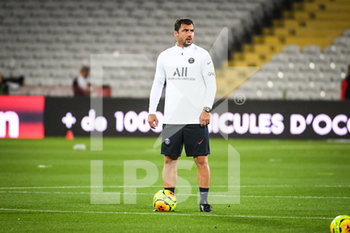 2020-09-10 - Zsolt Low during the French championship Ligue 1 football match between RC Lens and Paris Saint-Germain on September 10, 2020 at Bollaert stadium in Lens, France - Photo Matthieu Mirville / DPPI - RC LENS (RACING CLUB DE LENS) VS PARIS SAINT-GERMAIN (PSG) - FRENCH LIGUE 1 - SOCCER