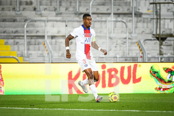 2020-09-10 - Presnel KIMPEMBE of PSG during the French championship Ligue 1 football match between RC Lens and Paris Saint-Germain on September 10, 2020 at Bollaert stadium in Lens, France - Photo Matthieu Mirville / DPPI - RC LENS (RACING CLUB DE LENS) VS PARIS SAINT-GERMAIN (PSG) - FRENCH LIGUE 1 - SOCCER