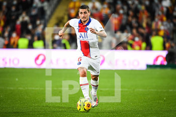 2020-09-10 - Marco VERRATTI of PSG during the French championship Ligue 1 football match between RC Lens and Paris Saint-Germain on September 10, 2020 at Bollaert stadium in Lens, France - Photo Matthieu Mirville / DPPI - RC LENS (RACING CLUB DE LENS) VS PARIS SAINT-GERMAIN (PSG) - FRENCH LIGUE 1 - SOCCER