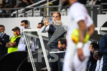 2020-09-10 - Thomas TUCHEL of PSG during the French championship Ligue 1 football match between RC Lens and Paris Saint-Germain on September 10, 2020 at Bollaert stadium in Lens, France - Photo Matthieu Mirville / DPPI - RC LENS (RACING CLUB DE LENS) VS PARIS SAINT-GERMAIN (PSG) - FRENCH LIGUE 1 - SOCCER