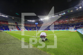 2020-09-18 - General view of Groupama Stadium during the French championship Ligue 1 football match between Olympique Lyonnais and Nimes Olympique on September 18, 2020 at Groupama stadium in Decines-Charpieu near Lyon, France - Photo Romain Biard / Isports / DPPI - OLYMPIQUE LYONNAIS VS NIMES OLYMPIQUE  - FRENCH LIGUE 1 - SOCCER