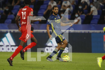 2020-09-18 - Jason DENAYER of Lyon during the French championship Ligue 1 football match between Olympique Lyonnais and Nimes Olympique on September 18, 2020 at Groupama stadium in Decines-Charpieu near Lyon, France - Photo Romain Biard / Isports / DPPI - OLYMPIQUE LYONNAIS VS NIMES OLYMPIQUE  - FRENCH LIGUE 1 - SOCCER