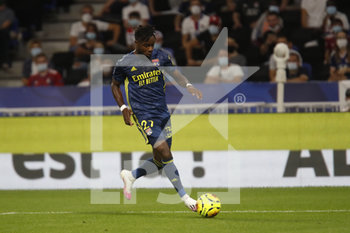 2020-09-18 - Maxwel CORNET of Lyon during the French championship Ligue 1 football match between Olympique Lyonnais and Nimes Olympique on September 18, 2020 at Groupama stadium in Decines-Charpieu near Lyon, France - Photo Romain Biard / Isports / DPPI - OLYMPIQUE LYONNAIS VS NIMES OLYMPIQUE  - FRENCH LIGUE 1 - SOCCER