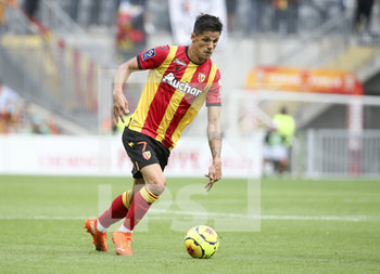 2020-09-19 - Florian Sotoca of Lens during the French championship Ligue 1 football match between RC Lens and Girondins de Bordeaux on September 19, 2020 at Stade Bollaert-Delelis in Lens, France - Photo Juan Soliz / DPPI - RC LENS VS GIRONDINS DE BORDEAUX  - FRENCH LIGUE 1 - SOCCER