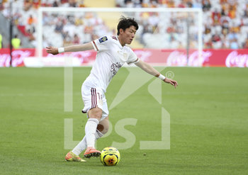 2020-09-19 - Ui-jo Hwang of Bordeaux during the French championship Ligue 1 football match between RC Lens and Girondins de Bordeaux on September 19, 2020 at Stade Bollaert-Delelis in Lens, France - Photo Juan Soliz / DPPI - RC LENS VS GIRONDINS DE BORDEAUX  - FRENCH LIGUE 1 - SOCCER