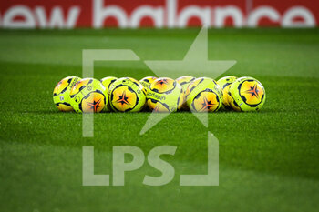 2020-09-25 - Illustration of the officials balls Ligue 1 Uber Eats Elysia by Uhlsport during the French championship Ligue 1 football match between Lille OSC and FC Nantes on September 25, 2020 at Pierre Mauroy stadium in Villeneuve-d'Ascq near Lille, France - Photo Matthieu Mirville / DPPI - LILLE OSC AND FC NANTES - FRENCH LIGUE 1 - SOCCER