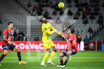 2020-09-25 - Randal KOLO MUANI of FC Nantes during the French championship Ligue 1 football match between Lille OSC and FC Nantes on September 25, 2020 at Pierre Mauroy stadium in Villeneuve-d'Ascq near Lille, France - Photo Matthieu Mirville / DPPI - LILLE OSC AND FC NANTES - FRENCH LIGUE 1 - SOCCER