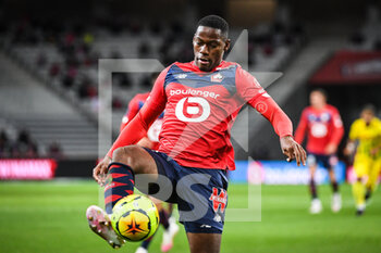 2020-09-25 - Jonathan DAVID of Lille during the French championship Ligue 1 football match between Lille OSC and FC Nantes on September 25, 2020 at Pierre Mauroy stadium in Villeneuve-d'Ascq near Lille, France - Photo Matthieu Mirville / DPPI - LILLE OSC AND FC NANTES - FRENCH LIGUE 1 - SOCCER