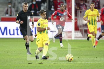 2020-09-25 - Ludovic Blas of FC Nantes during the French championship Ligue 1 football match between Lille OSC (LOSC) and FC Nantes on September 25, 2020 at Stade Pierre Mauroy in Villeneuve-d'Ascq near Lille, France - Photo Juan Soliz / DPPI - LILLE OSC AND FC NANTES - FRENCH LIGUE 1 - SOCCER