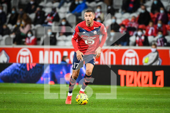 2020-09-25 - Burak YILMAZ of Lille during the French championship Ligue 1 football match between Lille OSC and FC Nantes on September 25, 2020 at Pierre Mauroy stadium in Villeneuve-d'Ascq near Lille, France - Photo Matthieu Mirville / DPPI - LILLE OSC AND FC NANTES - FRENCH LIGUE 1 - SOCCER