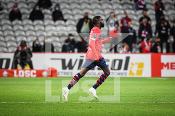 2020-09-25 - Jonathan IKONE of Lille during the French championship Ligue 1 football match between Lille OSC and FC Nantes on September 25, 2020 at Pierre Mauroy stadium in Villeneuve-d'Ascq near Lille, France - Photo Matthieu Mirville / DPPI - LILLE OSC AND FC NANTES - FRENCH LIGUE 1 - SOCCER