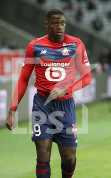 2020-09-25 - Jonathan David of Lille during the French championship Ligue 1 football match between Lille OSC (LOSC) and FC Nantes on September 25, 2020 at Stade Pierre Mauroy in Villeneuve-d'Ascq near Lille, France - Photo Juan Soliz / DPPI - LILLE OSC AND FC NANTES - FRENCH LIGUE 1 - SOCCER