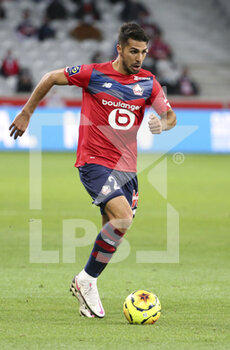 2020-09-25 - Mehmet Zeki Celik of Lille during the French championship Ligue 1 football match between Lille OSC (LOSC) and FC Nantes on September 25, 2020 at Stade Pierre Mauroy in Villeneuve-d'Ascq near Lille, France - Photo Juan Soliz / DPPI - LILLE OSC AND FC NANTES - FRENCH LIGUE 1 - SOCCER