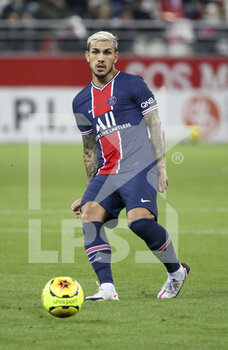 2020-09-27 - Leandro Paredes of PSG during the French championship Ligue 1 football match between Stade de Reims and Paris Saint-Germain on September 27, 2020 at Stade Auguste Delaune in Reims, France - Photo Juan Soliz / DPPI - STADE DE REIMS VS PARIS SAINT-GERMAIN - FRENCH LIGUE 1 - SOCCER