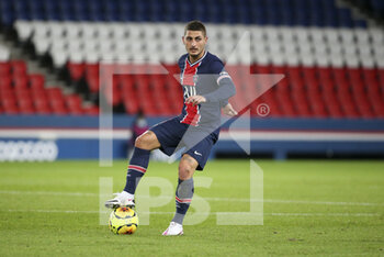 2020-10-02 - Marco Verratti of PSG during the French championship Ligue 1 football match between Paris Saint-Germain (PSG) and SCO Angers on October 2, 2020 at Parc des Princes stadium in Paris, France - Photo Jean Catuffe / DPPI - PARIS SAINT-GERMAIN VS SCO ANGERS - FRENCH LIGUE 1 - SOCCER