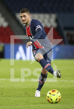 2020-10-02 - Marco Verratti of PSG during the French championship Ligue 1 football match between Paris Saint-Germain (PSG) and SCO Angers on October 2, 2020 at Parc des Princes stadium in Paris, France - Photo Jean Catuffe / DPPI - PARIS SAINT-GERMAIN VS SCO ANGERS - FRENCH LIGUE 1 - SOCCER