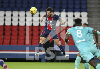 2020-10-02 - Alessandro Florenzi of PSG during the French championship Ligue 1 football match between Paris Saint-Germain (PSG) and SCO Angers on October 2, 2020 at Parc des Princes stadium in Paris, France - Photo Jean Catuffe / DPPI - PARIS SAINT-GERMAIN VS SCO ANGERS - FRENCH LIGUE 1 - SOCCER