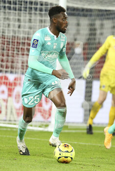 2020-10-02 - Abdoulaye Bamba of Angers during the French championship Ligue 1 football match between Paris Saint-Germain (PSG) and SCO Angers on October 2, 2020 at Parc des Princes stadium in Paris, France - Photo Jean Catuffe / DPPI - PARIS SAINT-GERMAIN VS SCO ANGERS - FRENCH LIGUE 1 - SOCCER