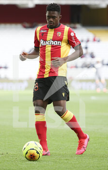 2020-10-03 - Cheick Doucoure of Lens during the French championship Ligue 1 football match between RC Lens and AS Saint Etienne (ASSE) on October 3, 2020 at Stade Bollaert-Delelis formerly Stade Felix Bollaert in Lens, France - Photo Jean Catuffe / DPPI - RC LENS VS AS SAINT ETIENNE (ASSE) - FRENCH LIGUE 1 - SOCCER