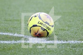 2020-10-03 - Illustration of uhlsport official matchball during the French championship Ligue 1 football match between RC Lens and AS Saint Etienne (ASSE) on October 3, 2020 at Stade Bollaert-Delelis formerly Stade Felix Bollaert in Lens, France - Photo Jean Catuffe / DPPI - RC LENS VS AS SAINT ETIENNE (ASSE) - FRENCH LIGUE 1 - SOCCER