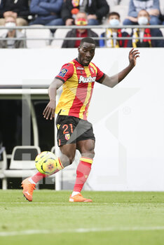 2020-10-03 - Massadio Haidara of Lens during the French championship Ligue 1 football match between RC Lens and AS Saint Etienne (ASSE) on October 3, 2020 at Stade Bollaert-Delelis formerly Stade Felix Bollaert in Lens, France - Photo Jean Catuffe / DPPI - RC LENS VS AS SAINT ETIENNE (ASSE) - FRENCH LIGUE 1 - SOCCER