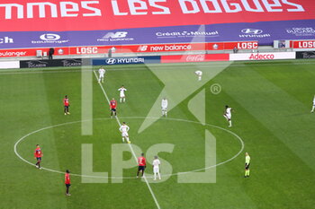 2020-12-06 - LOSC vs AS Monaco start match during the French championship Ligue 1 football match between Lille OSC and AS Monaco on December 6, 2020 at Pierre Mauroy stadium in Villeneuve-d'Ascq, France - Photo Laurent Sanson / LS Medianord / DPPI - LILLE OSC VS AS MONACO - FRENCH LIGUE 1 - SOCCER