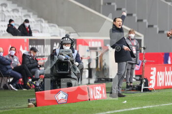 2020-12-06 - Nico Kovak coach AS Monaco during the French championship Ligue 1 football match between Lille OSC and AS Monaco on December 6, 2020 at Pierre Mauroy stadium in Villeneuve-d'Ascq, France - Photo Laurent Sanson / LS Medianord / DPPI - LILLE OSC VS AS MONACO - FRENCH LIGUE 1 - SOCCER