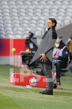 2020-12-06 - Coach AS Monaco Nico Kovak during the French championship Ligue 1 football match between Lille OSC and AS Monaco on December 6, 2020 at Pierre Mauroy stadium in Villeneuve-d'Ascq, France - Photo Laurent Sanson / LS Medianord / DPPI - LILLE OSC VS AS MONACO - FRENCH LIGUE 1 - SOCCER