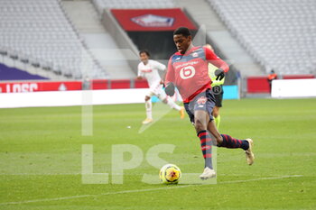 2020-12-06 - Speed race Jonathan DAVID 8 LOSC during the French championship Ligue 1 football match between Lille OSC and AS Monaco on December 6, 2020 at Pierre Mauroy stadium in Villeneuve-d'Ascq, France - Photo Laurent Sanson / LS Medianord / DPPI - LILLE OSC VS AS MONACO - FRENCH LIGUE 1 - SOCCER
