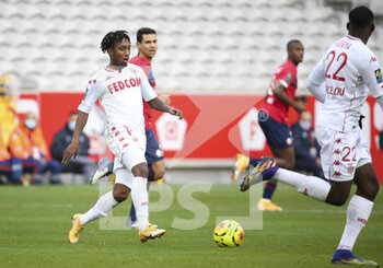 2020-12-06 - Gelson Martins of Monaco during the French championship Ligue 1 football match between Lille OSC and AS Monaco on December 6, 2020 at Stade Pierre Mauroy in Villeneuve-d'Ascq near Lille, France - Photo Jean Catuffe / DPPI - LILLE OSC VS AS MONACO - FRENCH LIGUE 1 - SOCCER