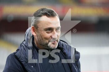 2020-12-12 - Franck Haise coach RC Lens during the French championship Ligue 1 football match between RC Lens and Montpellier HSC on December 12, 2020 at Bollaert-Delelis stadium in Lens, France - Photo Laurent Sanson / LS Medianord / DPPI - RC LENS VS MONTPELLIER HSC - FRENCH LIGUE 1 - SOCCER