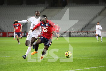 2020-12-13 - Bamba 7 losc during the French Championship Ligue 1 football match between Lille OSC and Girondins de Bordeaux on December 13, 2020 at Pierre Mauroy stadium in Villeneuve-d'Ascq near Lille, France - Photo Laurent Sanson / LS Medianord / DPPI - LILLE OSC VS GIRONDINS DE BORDEAUX - FRENCH LIGUE 1 - SOCCER