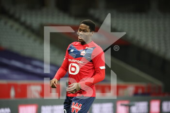 2020-12-13 - Jonathan David 9 losc during the French Championship Ligue 1 football match between Lille OSC and Girondins de Bordeaux on December 13, 2020 at Pierre Mauroy stadium in Villeneuve-d'Ascq near Lille, France - Photo Laurent Sanson / LS Medianord / DPPI - LILLE OSC VS GIRONDINS DE BORDEAUX - FRENCH LIGUE 1 - SOCCER