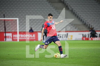 2020-12-13 - Celik 2 defender losc during the French Championship Ligue 1 football match between Lille OSC and Girondins de Bordeaux on December 13, 2020 at Pierre Mauroy stadium in Villeneuve-d'Ascq near Lille, France - Photo Laurent Sanson / LS Medianord / DPPI - LILLE OSC VS GIRONDINS DE BORDEAUX - FRENCH LIGUE 1 - SOCCER