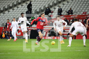 2020-12-13 - Yaziki 12 losc during the French Championship Ligue 1 football match between Lille OSC and Girondins de Bordeaux on December 13, 2020 at Pierre Mauroy stadium in Villeneuve-d'Ascq near Lille, France - Photo Laurent Sanson / LS Medianord / DPPI - LILLE OSC VS GIRONDINS DE BORDEAUX - FRENCH LIGUE 1 - SOCCER