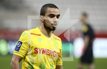 2020-12-16 - Fabio Da Silva of FC Nantes during the French championship Ligue 1 football match between Stade de Reims and FC Nantes on December 16, 2020 at Stade Auguste Delaune in Reims, France - Photo Jean Catuffe / DPPI - STADE DE REIMS VS FC NANTES - FRENCH LIGUE 1 - SOCCER