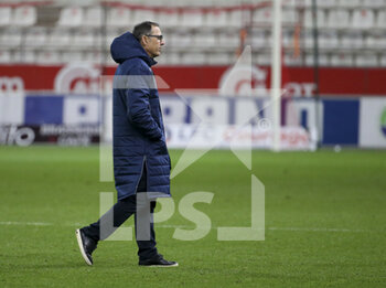 2020-12-16 - Newly named coach of FC Nantes Patrick Collot following the French championship Ligue 1 football match between Stade de Reims and FC Nantes on December 16, 2020 at Stade Auguste Delaune in Reims, France - Photo Jean Catuffe / DPPI - STADE DE REIMS VS FC NANTES - FRENCH LIGUE 1 - SOCCER
