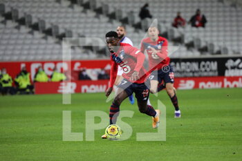 2020-12-20 - Bamba 7 Losc during the French championship Ligue 1 football match between Lille OSC and Paris Saint-Germain on December 20, 2020 at Pierre Mauroy stadium in Villeneuve-d'Ascq near Lille, France - Photo Laurent Sanson / LS Medianord / DPPI - LILLE OSC VS PARIS SAINT-GERMAIN - FRENCH LIGUE 1 - SOCCER