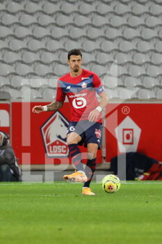 2020-12-20 - José Fonte 6 captain Losc during the French championship Ligue 1 football match between Lille OSC and Paris Saint-Germain on December 20, 2020 at Pierre Mauroy stadium in Villeneuve-d'Ascq near Lille, France - Photo Laurent Sanson / LS Medianord / DPPI - LILLE OSC VS PARIS SAINT-GERMAIN - FRENCH LIGUE 1 - SOCCER