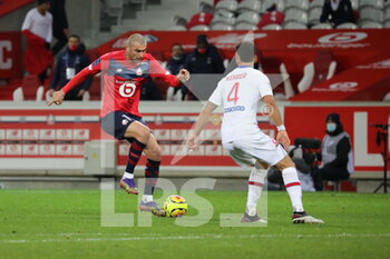 2020-12-20 - Yilmaz 17 Lsc and Kehrer 4 PSG during the French championship Ligue 1 football match between Lille OSC and Paris Saint-Germain on December 20, 2020 at Pierre Mauroy stadium in Villeneuve-d'Ascq near Lille, France - Photo Laurent Sanson / LS Medianord / DPPI - LILLE OSC VS PARIS SAINT-GERMAIN - FRENCH LIGUE 1 - SOCCER