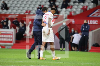 2020-12-20 - Kimpembe 3 PSG during the French championship Ligue 1 football match between Lille OSC and Paris Saint-Germain on December 20, 2020 at Pierre Mauroy stadium in Villeneuve-d'Ascq near Lille, France - Photo Laurent Sanson / LS Medianord / DPPI - LILLE OSC VS PARIS SAINT-GERMAIN - FRENCH LIGUE 1 - SOCCER