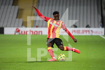 2020-12-23 - Ismaël Boura 33 RC Lens during the French championship Ligue 1 football match between RC Lens and Stade brestois 29 on December 23, 2020 at Bollaert-Delelis stadium in Lens, France - Photo Laurent Sanson / LS Medianord / DPPI - RC LENS VS STADE BRESTOIS 29 - FRENCH LIGUE 1 - SOCCER