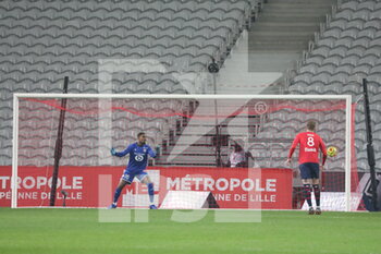 2021-01-06 - One goal Angers during the French championship Ligue 1 football match between Lille OSC and Angers SCO on January 6, 2021 at Pierre Mauroy stadium in Villeneuve-d'Ascq near Lille, France - Photo Laurent Sanson / LS Medianord / DPPI - LILLE OSC VS ANGERS SCO - FRENCH LIGUE 1 - SOCCER