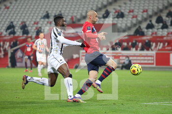 2021-01-06 - Burak Yilmaz 17 LOSC during the French championship Ligue 1 football match between Lille OSC and Angers SCO on January 6, 2021 at Pierre Mauroy stadium in Villeneuve-d'Ascq near Lille, France - Photo Laurent Sanson / LS Medianord / DPPI - LILLE OSC VS ANGERS SCO - FRENCH LIGUE 1 - SOCCER
