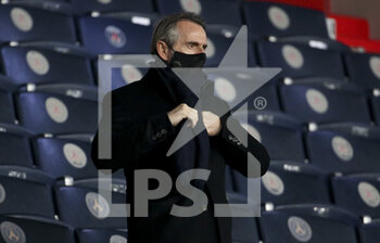2021-01-09 - Director of PSG Jean-Claude Blanc during the French championship Ligue 1 football match between Paris Saint-Germain (PSG) and Stade Brestois 29 on January 9, 2021 at Parc des Princes stadium in Paris, France - Photo Jean Catuffe / DPPI - PARIS SAINT-GERMAIN (PSG) AND STADE BRESTOIS - FRENCH LIGUE 1 - SOCCER