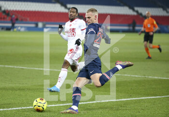 2021-01-09 - Mitchel Bakker of PSG during the French championship Ligue 1 football match between Paris Saint-Germain (PSG) and Stade Brestois 29 on January 9, 2021 at Parc des Princes stadium in Paris, France - Photo Jean Catuffe / DPPI - PARIS SAINT-GERMAIN (PSG) AND STADE BRESTOIS - FRENCH LIGUE 1 - SOCCER