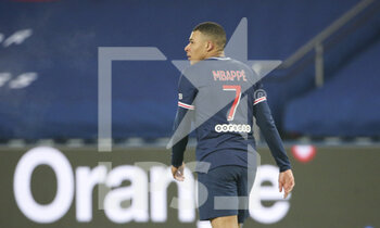 2021-01-09 - Kylian Mbappe of PSG during the French championship Ligue 1 football match between Paris Saint-Germain (PSG) and Stade Brestois 29 on January 9, 2021 at Parc des Princes stadium in Paris, France - Photo Jean Catuffe / DPPI - PARIS SAINT-GERMAIN (PSG) AND STADE BRESTOIS - FRENCH LIGUE 1 - SOCCER