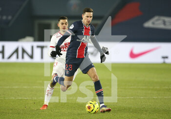 2021-01-09 - Julian Draxler of PSG during the French championship Ligue 1 football match between Paris Saint-Germain (PSG) and Stade Brestois 29 on January 9, 2021 at Parc des Princes stadium in Paris, France - Photo Jean Catuffe / DPPI - PARIS SAINT-GERMAIN (PSG) AND STADE BRESTOIS - FRENCH LIGUE 1 - SOCCER